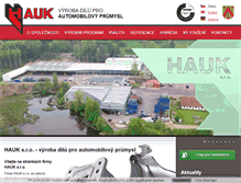 Tablet Screenshot of hauk.cz